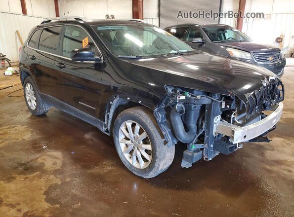 1C4PJMDS9HW547291 2017 JEEP CHEROKEE Black Передня права чверть