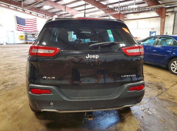 1C4PJMDS9HW547291 2017 JEEP CHEROKEE Black Вид ззаду