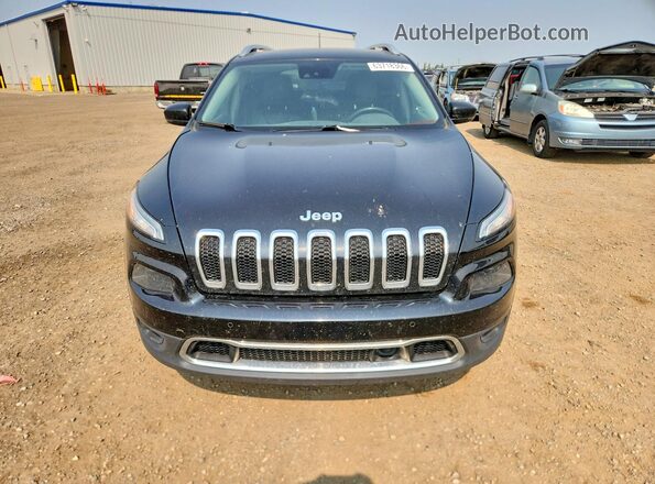 1C4PJMDSXHD223214 2017 JEEP CHEROKEE Black Widok z przodu