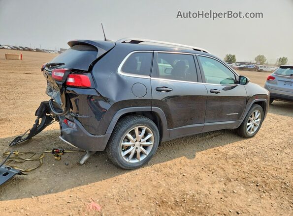 1C4PJMDSXHD223214 2017 JEEP CHEROKEE Black Tył prawy