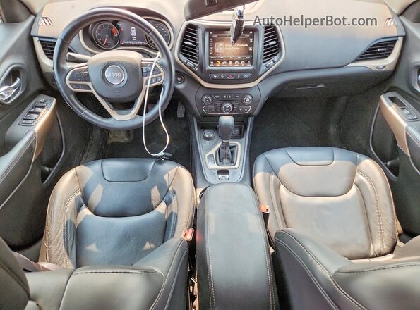 1C4PJMDSXHD223214 2017 JEEP CHEROKEE Black Widok deski rozdzielczej