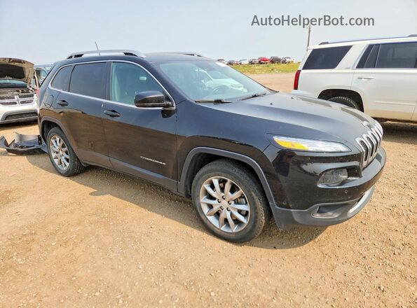 1C4PJMDSXHD223214 2017 JEEP CHEROKEE Black Przód prawy