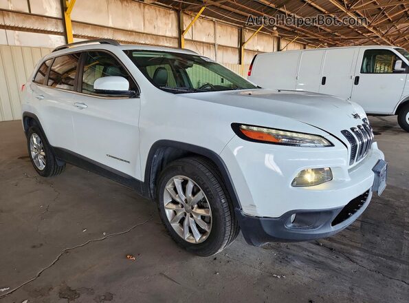 1C4PJMDSXHW521136 2017 JEEP CHEROKEE White Przód prawy
