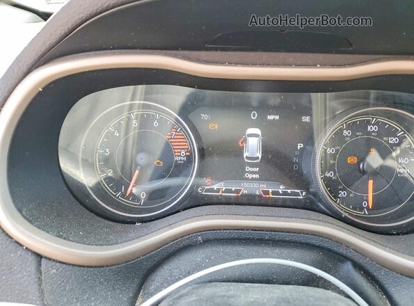1C4PJMDX2JD515313 2018 JEEP CHEROKEE White Widok zestawu wskaźników