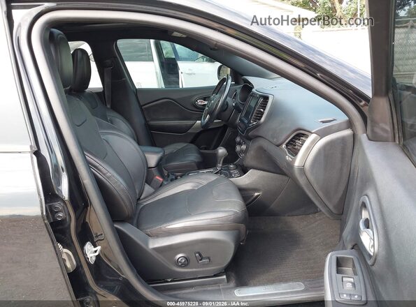 1C4PJMDX8LD591279 2020 JEEP CHEROKEE Black Вид салону спереду