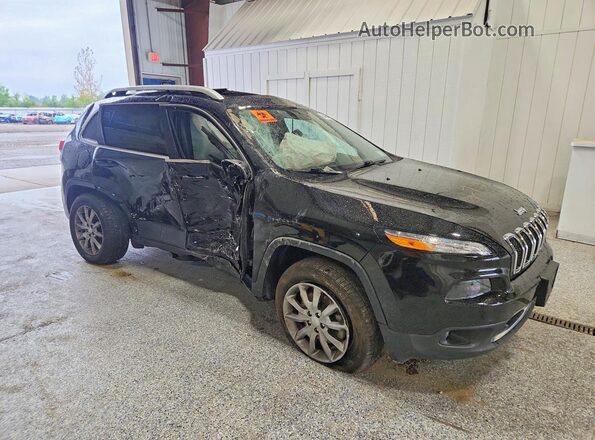 1C4PJMDX9JD575296 2018 JEEP CHEROKEE Black Front right