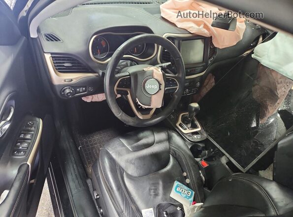 1C4PJMDX9JD575296 2018 JEEP CHEROKEE Black Dashboard view