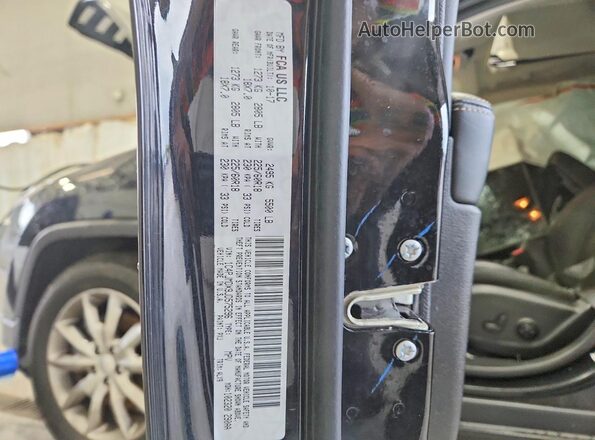 1C4PJMDX9JD575296 2018 JEEP CHEROKEE Black VIN sticker view