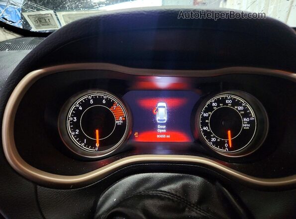 1C4PJMDX9JD575296 2018 JEEP CHEROKEE Black Instrument cluster view