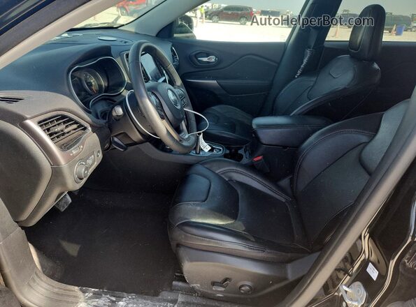 1C4PJMDX9ND555684 2022 JEEP CHEROKEE Black Widok wnętrza z przodu