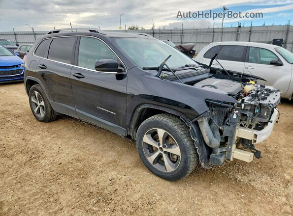 1C4PJMDXXKD278992 2019 JEEP CHEROKEE Черный Передняя правая четверть