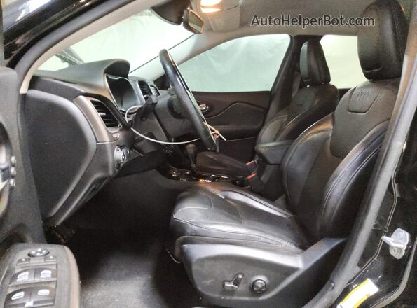 1C4PJMDXXLD602783 2020 JEEP CHEROKEE Black წინა სალონის ხედი