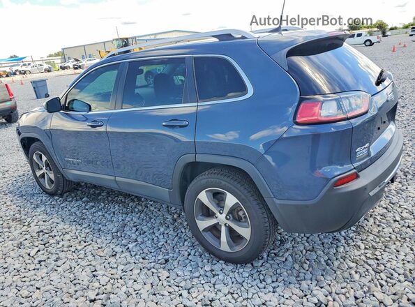 1C4PJMDXXMD147595 2021 JEEP CHEROKEE Blue Trasero izquierdo