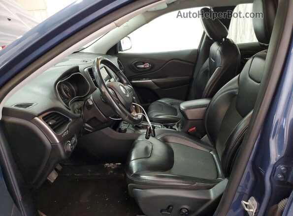 1C4PJMLB2LD516583 2020 JEEP CHEROKEE Синий Вид салона спереди