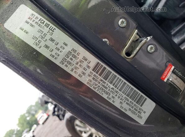 1C4PJMLB7KD426876 2019 JEEP CHEROKEE Серый Вид наклейки с VIN-кодом