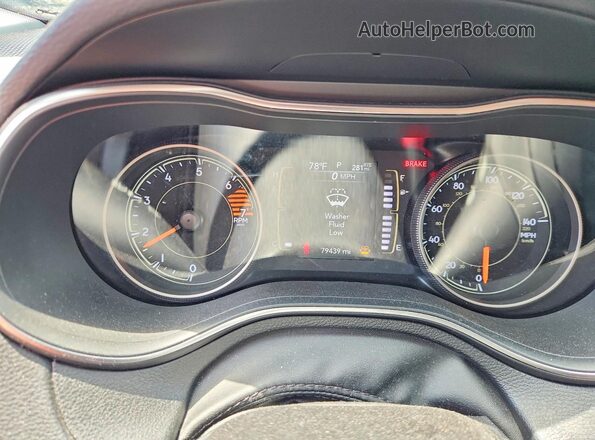 1C4PJMLB7KD426876 2019 JEEP CHEROKEE Серый Вид щитка приборов