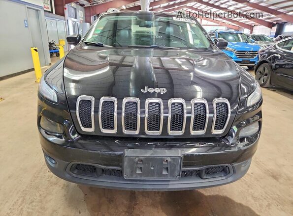 1C4PJMLBXJD520992 2018 JEEP CHEROKEE Black წინა ხედი