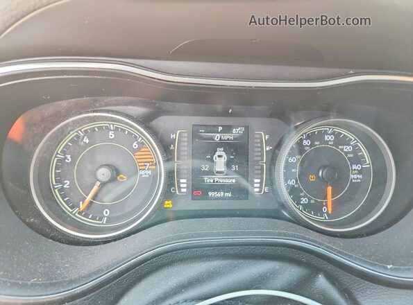 1C4PJMLBXKD273488 2019 JEEP CHEROKEE White Սարքավորումների վահանակի տեսք