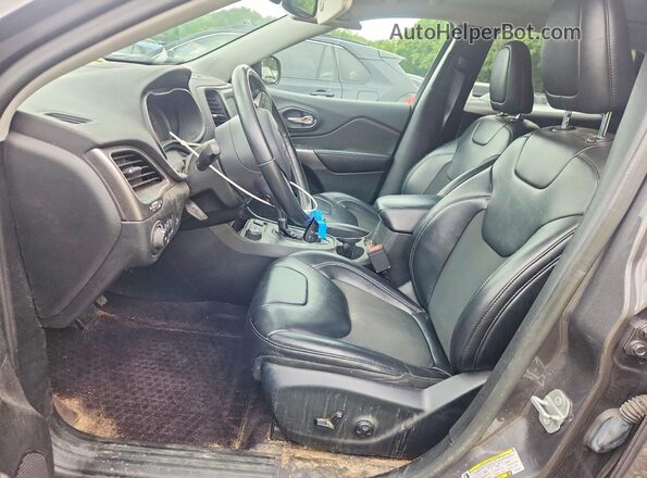 1C4PJMLN0KD238551 2019 JEEP CHEROKEE Gray წინა სალონის ხედი