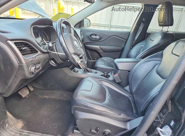 1C4PJMMX0MD121314 2021 JEEP CHEROKEE Black წინა სალონის ხედი