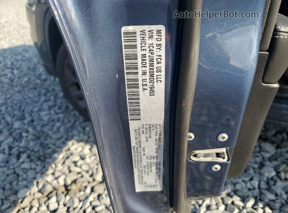 1C4PJMMX0MD219453 2021 JEEP CHEROKEE Blue VIN კოდის სტიკერის ხედი