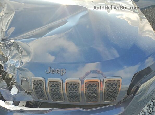 1C4PJMMX0MD219453 2021 JEEP CHEROKEE Blue ძრავის განყოფილების ხედი