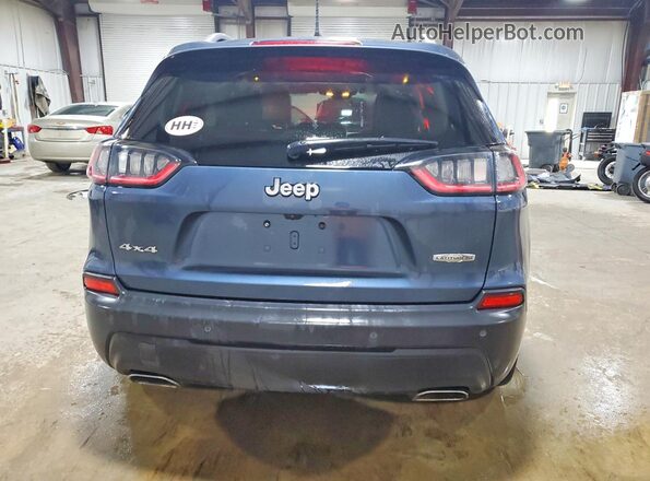 1C4PJMMX4MD201313 2021 JEEP CHEROKEE Blue უკანა ხედი