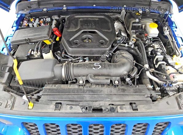 1C4PJXDN1RW104243 2024 JEEP WRANGLER Blue Vista del compartimento del motor