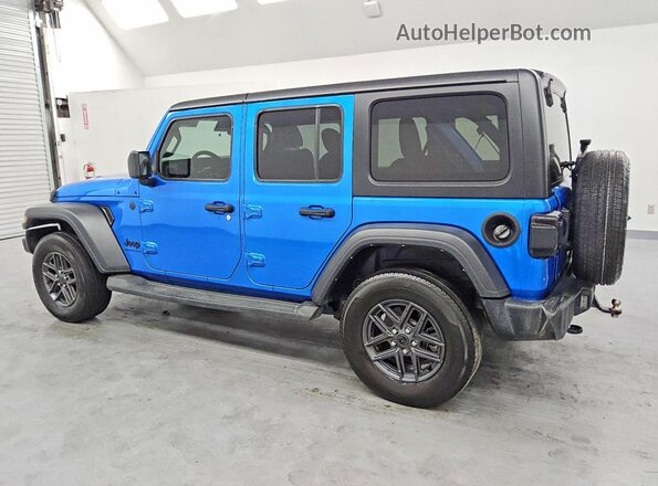 1C4PJXDN1RW104243 2024 JEEP WRANGLER Blue Trasero izquierdo