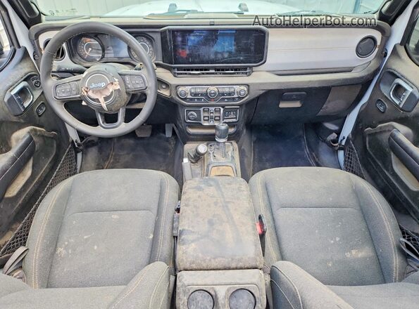 1C4PJXDN1SW524090 2025 JEEP WRANGLER White Вид панелі приладів