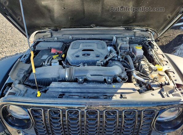 1C4PJXDN1SW555601 2025 JEEP WRANGLER Black ძრავის განყოფილების ხედი