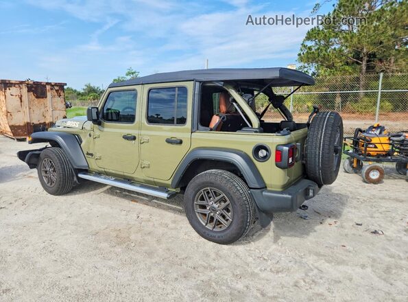 1C4PJXDN2SW647591 2025 JEEP WRANGLER Green Trasero izquierdo