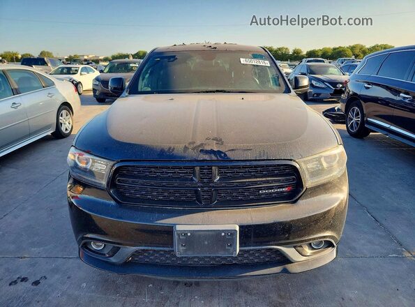 1C4RDHAG5JC114842 2018 DODGE DURANGO Black Widok z przodu