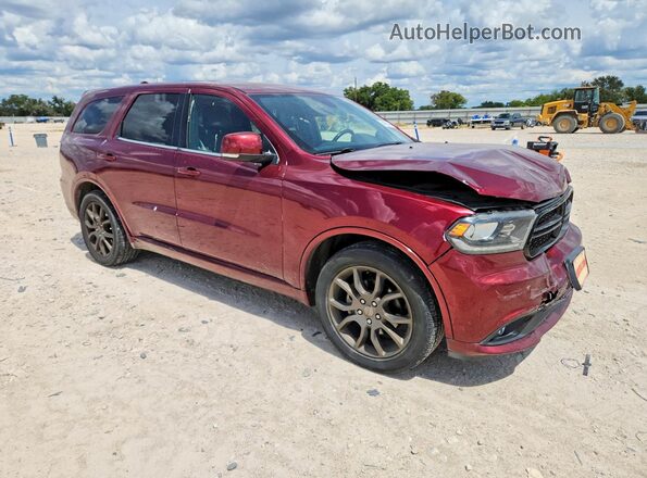 1C4RDHDG1HC657031 2017 DODGE DURANGO Burgundy Delantero derecho