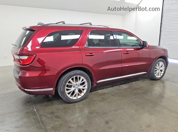 1C4RDHDG3GC403013 2016 DODGE DURANGO Red უკანა მარჯვენა