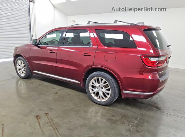 1C4RDHDG3GC403013 2016 DODGE DURANGO Red უკანა მარცხენა