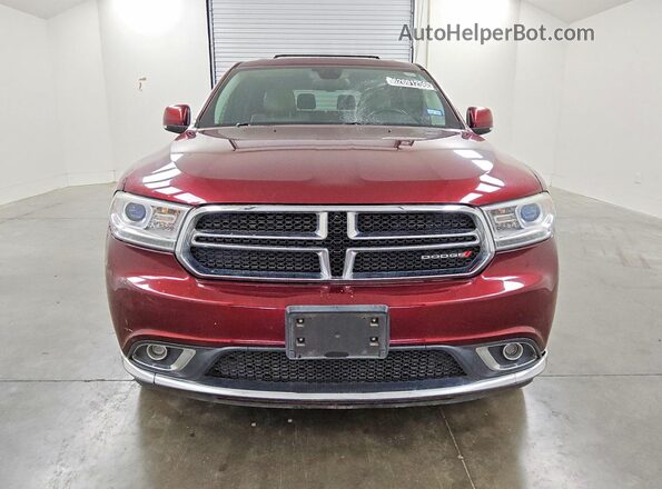 1C4RDHDG3GC403013 2016 DODGE DURANGO Red წინა ხედი