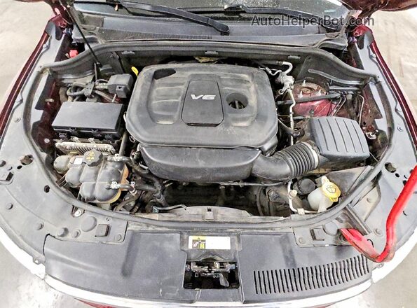 1C4RDHDG3GC403013 2016 DODGE DURANGO Red ძრავის განყოფილების ხედი