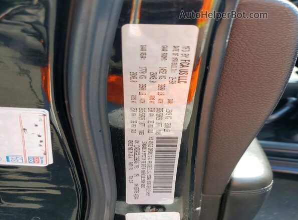1C4RDHDG6LC296548 2020 DODGE DURANGO Black Вид наклейки з VIN-кодом