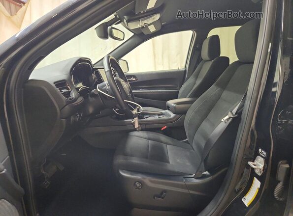 1C4RDHDG9SC534939 2025 DODGE DURANGO Черный Вид салона спереди