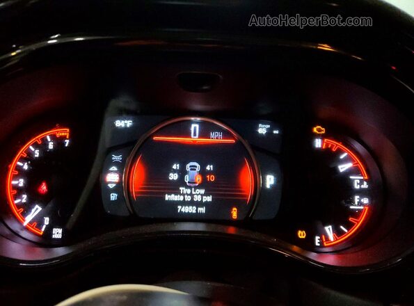 1C4RDJAG1MC599508 2021 DODGE DURANGO Gray Вид щитка приладів