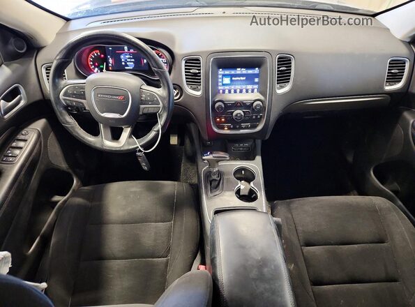 1C4RDJAG2KC722083 2019 DODGE DURANGO Black Widok deski rozdzielczej
