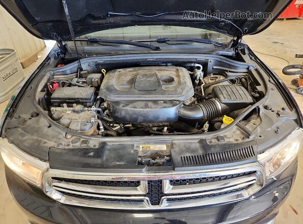 1C4RDJAG2KC722083 2019 DODGE DURANGO Black Widok komory silnika