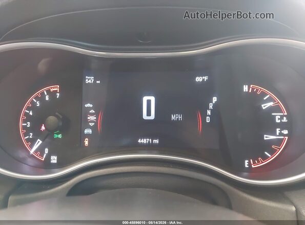 1C4RDJAG2KC769968 2019 DODGE DURANGO White Вид задніх сидінь