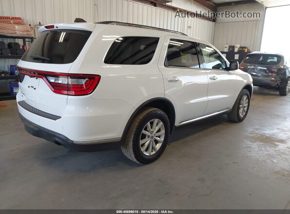 1C4RDJAG2KC769968 2019 DODGE DURANGO White Задня права чверть