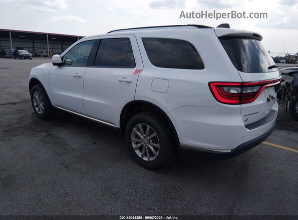 1C4RDJAG3JC210265 2018 DODGE DURANGO White უკანა მარცხენა