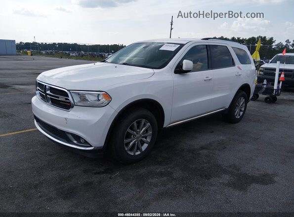 1C4RDJAG3JC210265 2018 DODGE DURANGO White წინა მარცხენა ხედი სამი მეოთხედიდან