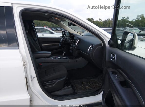 1C4RDJAG3JC210265 2018 DODGE DURANGO White წინა სალონის ხედი