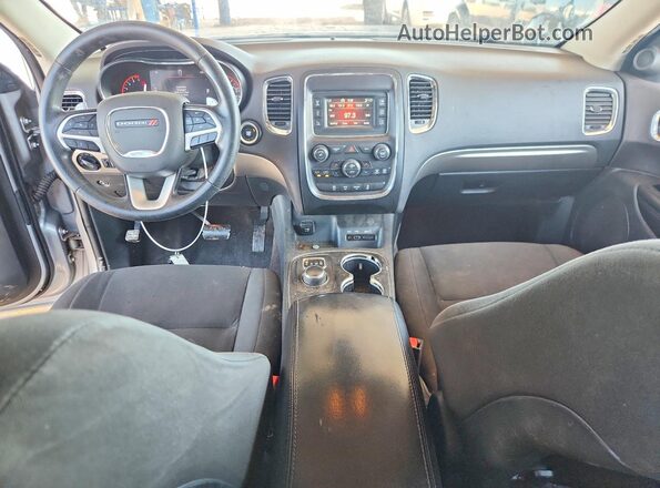 1C4RDJAG4HC897315 2017 DODGE DURANGO Silver Առջևի վահանակի տեսք