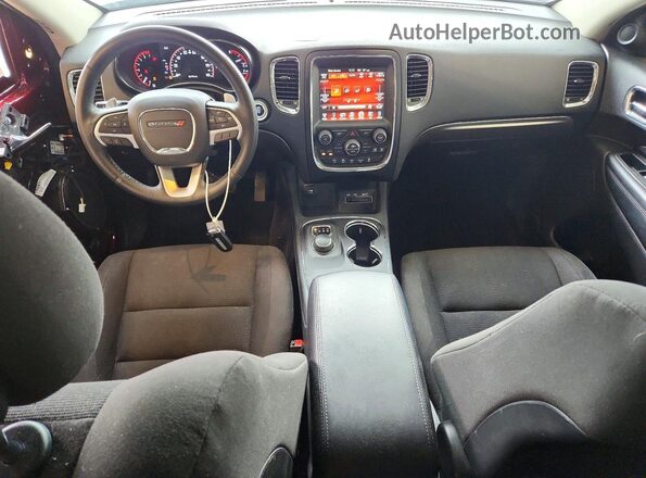 1C4RDJAG5HC783386 2024 DODGE DURANGO Red Widok deski rozdzielczej